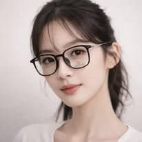 Gọng Kính Cận Nam Nữ Vuông Bầu Nhựa Dẻo Cao Cấp – Màu Xám Trong Suốt Hiện Đại - ảnh 4