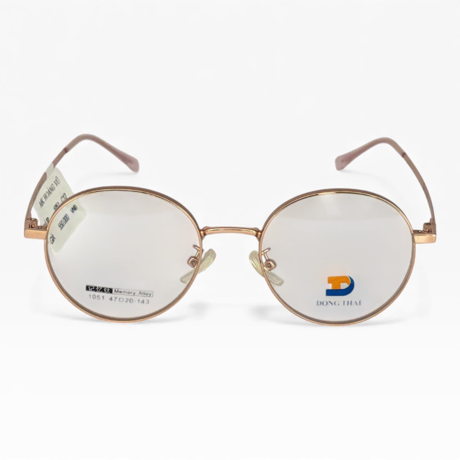 Gọng kính ĐÔNG THÁI 1051 – Gọng tròn Memory Alloy siêu dẻo: