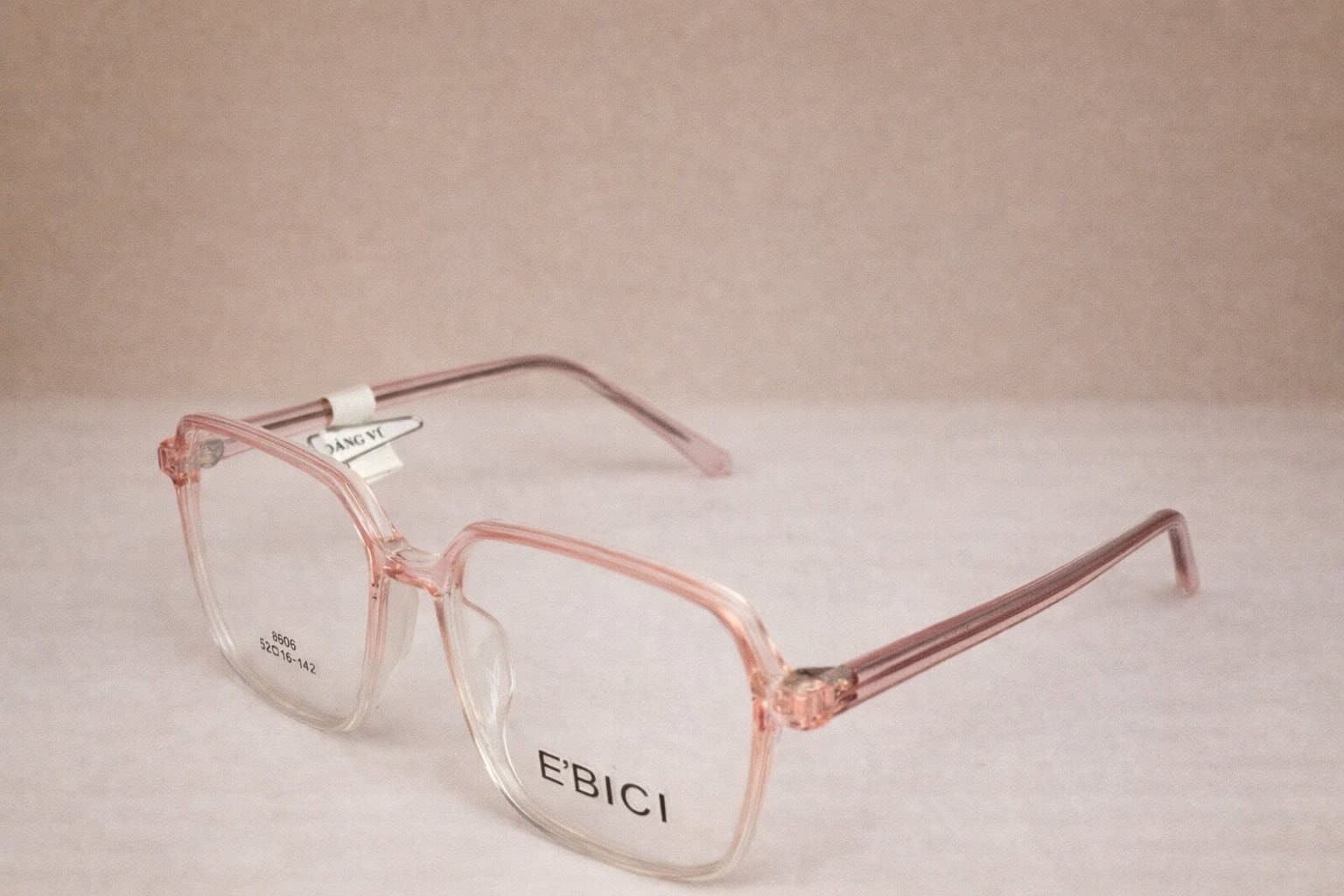 Gọng Kính E’BICI Vuông Bo Góc – Sắc Hồng Pastel Thanh Lịch - ảnh 2