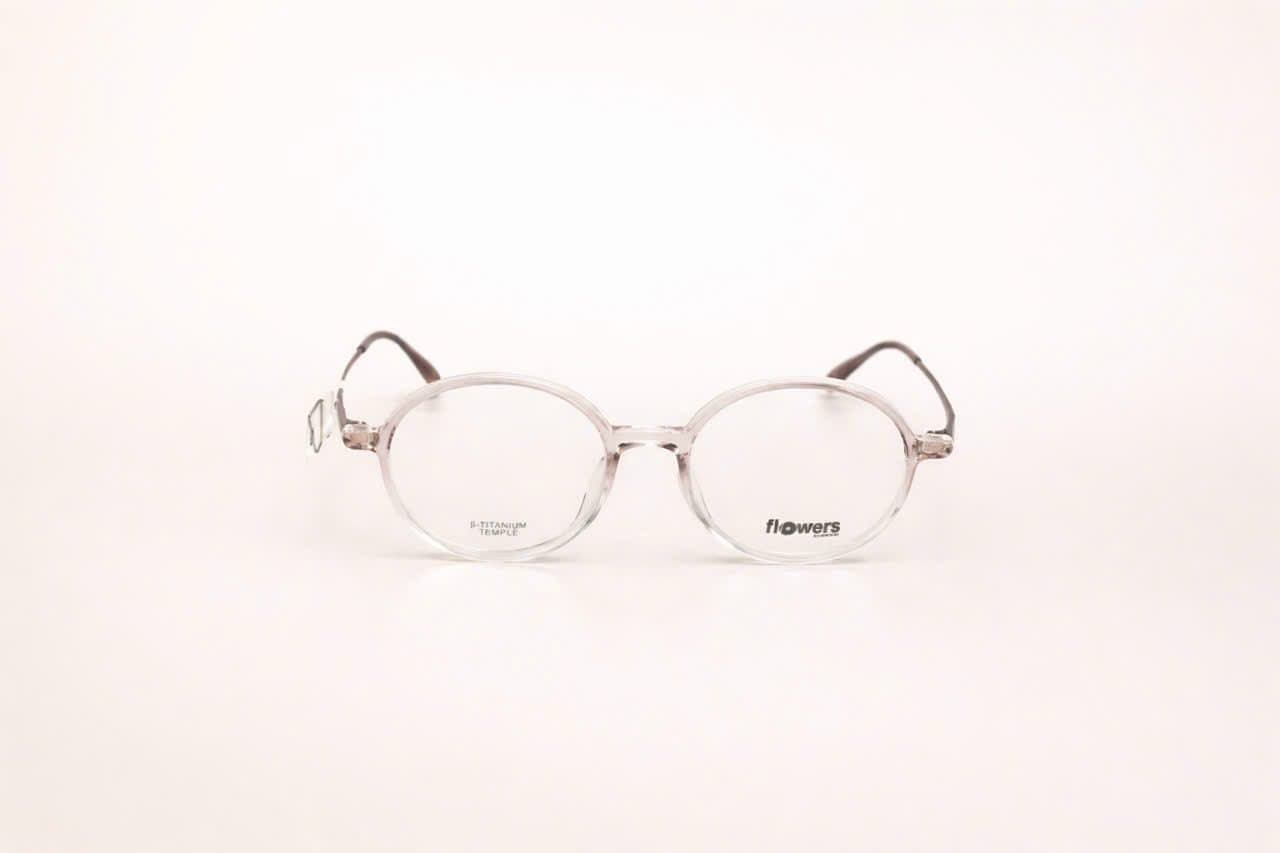 Gọng Kính Flowers Trong Suốt – Càng Beta-Titanium Siêu Nhẹ & Thời Thượng