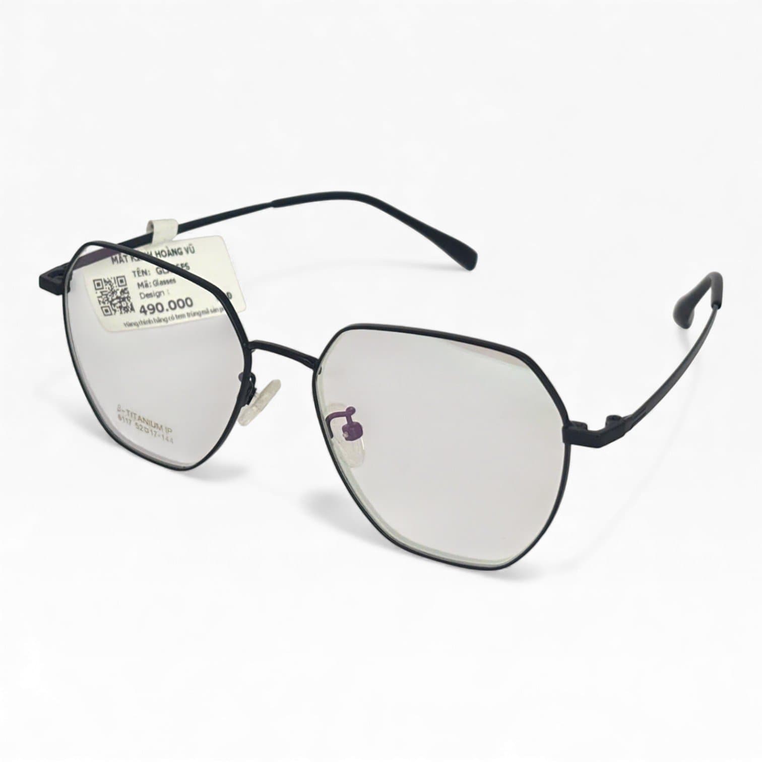 Gọng kính hợp kim β-Titanium – Form ngũ giác thời trang - ảnh 2