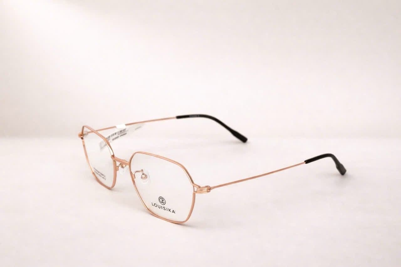 Gọng Kính Louisika 900002 – Phong Cách Lục Giác Titanium Thời Thượng - ảnh 4