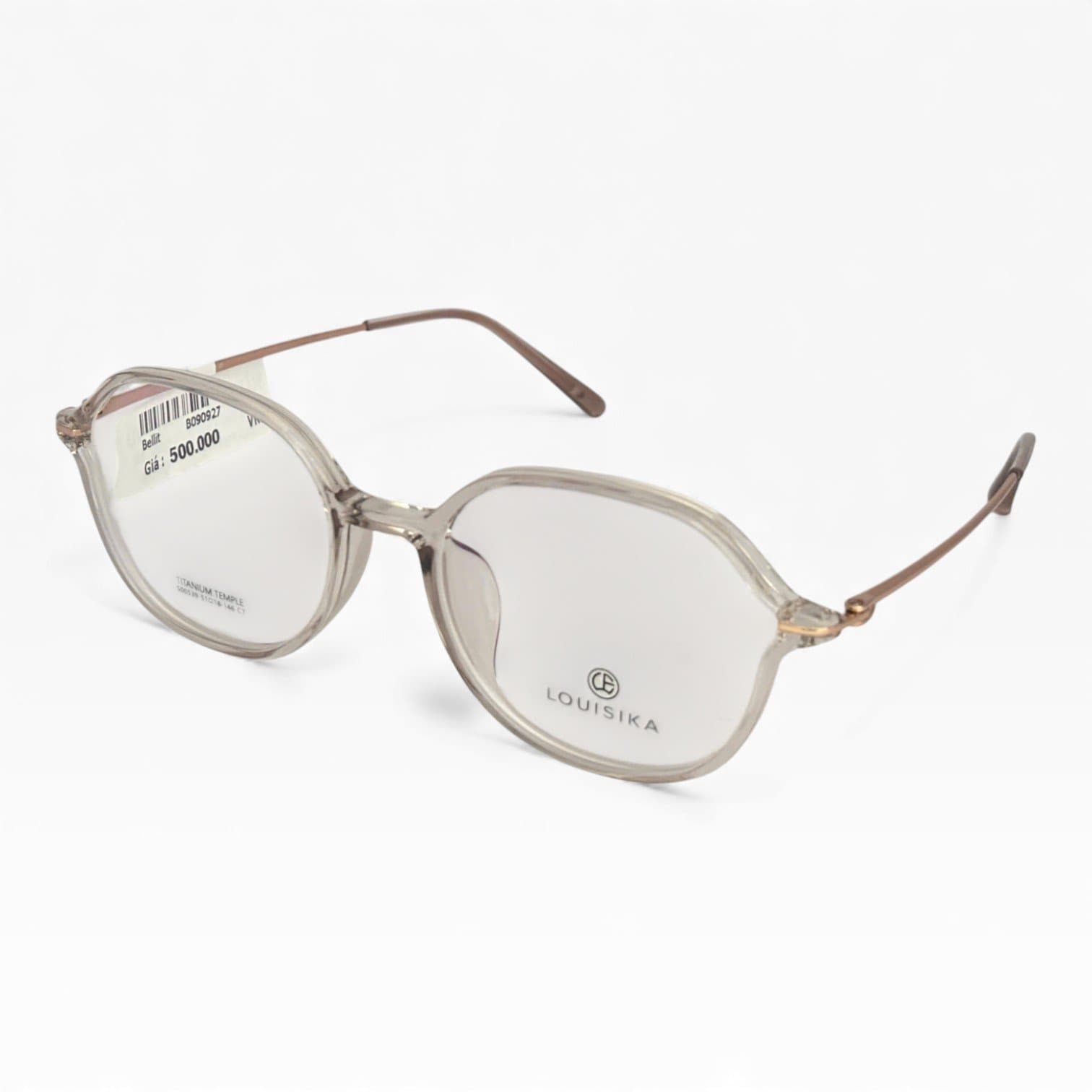 Gọng Kính LOUISIKA Nhựa Trong – Càng Titanium Cao Cấp - ảnh 2