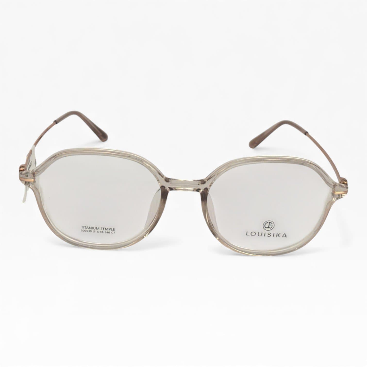 Gọng Kính LOUISIKA Nhựa Trong – Càng Titanium Cao Cấp