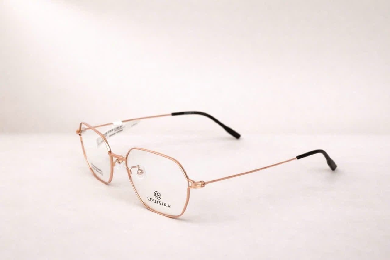 Gọng Kính Louisika Titanium Chính Hãng – Thiết Kế Đa Giác Thời Thượng – Siêu Nhẹ & Bền Bỉ - ảnh 4