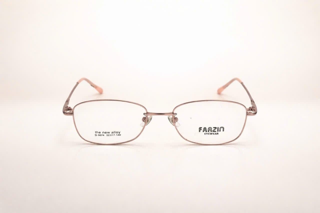 Gọng Kính Nữ Farzin S-9874 – Sắc Hồng Rose Gold Thanh Lịch, Thời Thượng