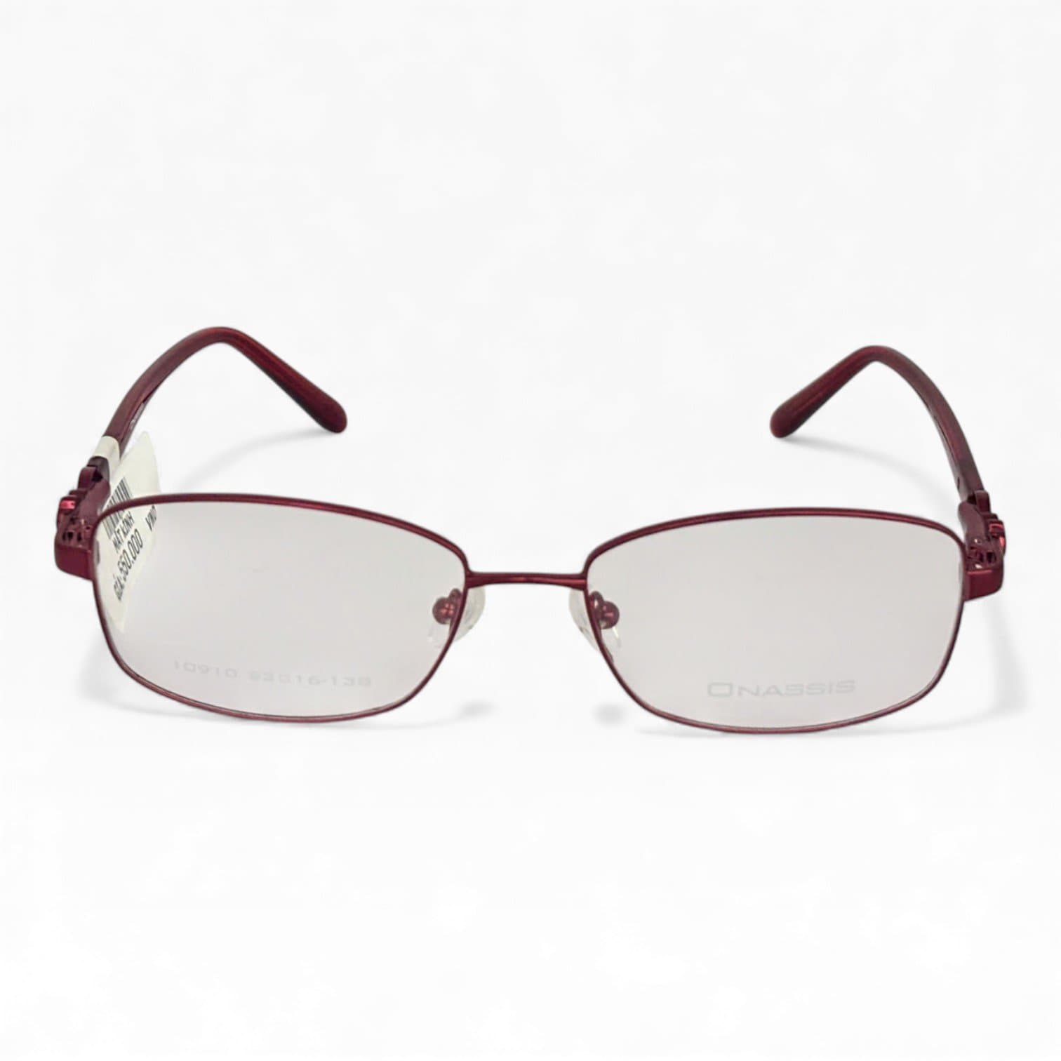 Gọng Kính ONASSIS Nguyên Khung – Màu Đỏ Burgundy