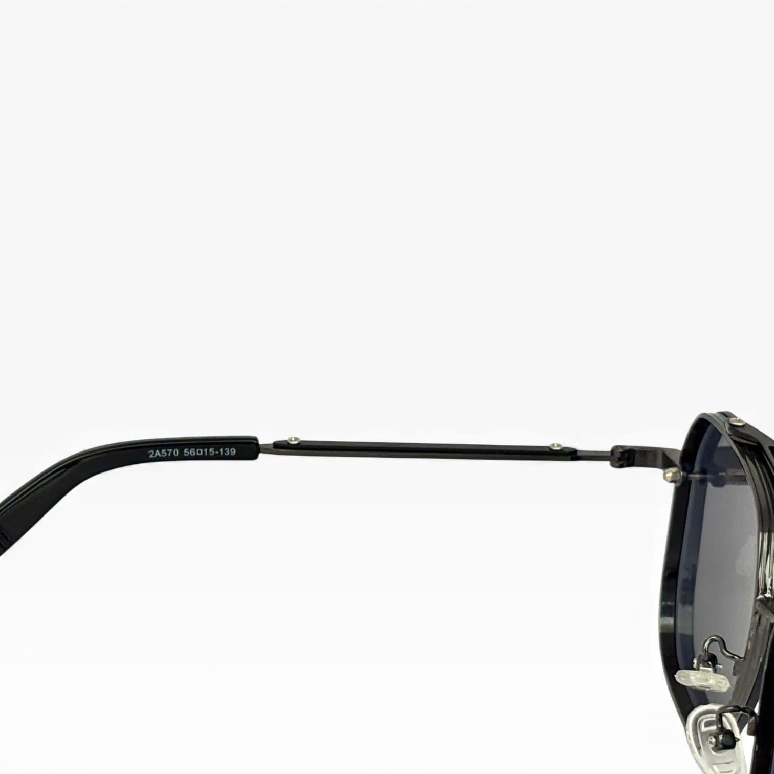 kính Mát Nam Aviator Double Bridge – Gọng Kim Loại Đen, Tròng UV400 Chống Chói - ảnh 3