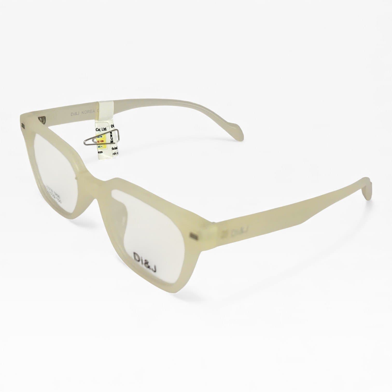 Kính DI&J 22278 TR90 – Gọng Vuông Màu Be Sữa - ảnh 2