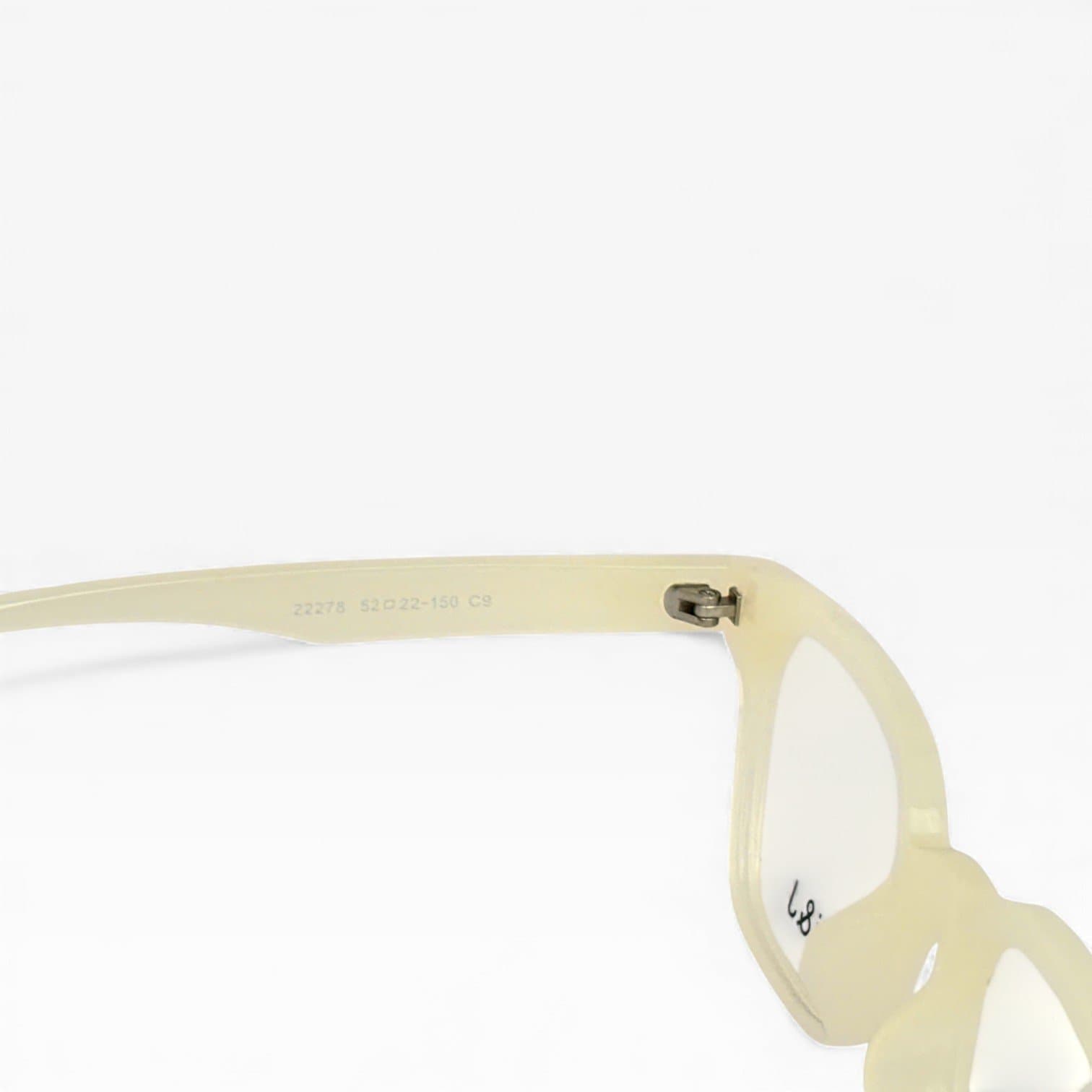 Kính DI&J 22278 TR90 – Gọng Vuông Màu Be Sữa - ảnh 3