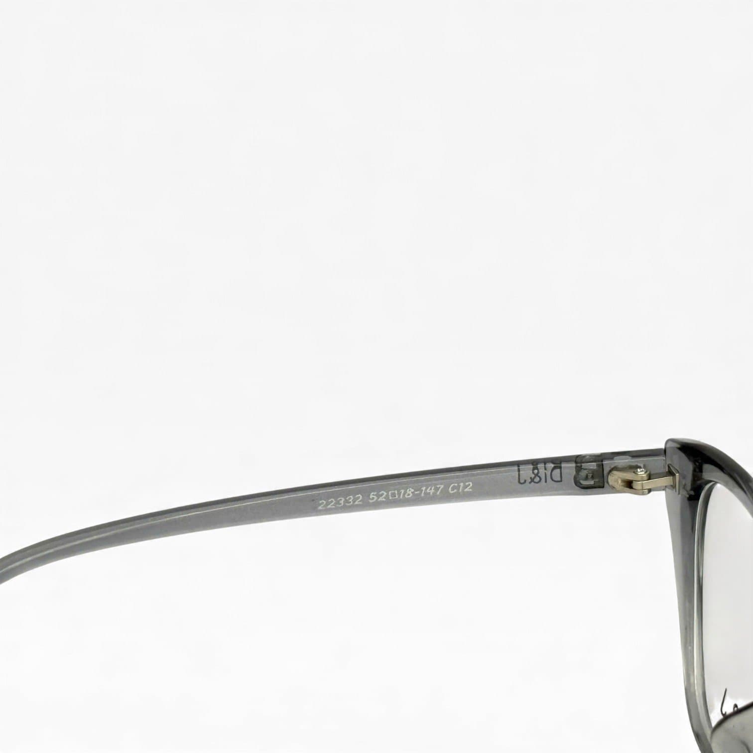 Kính DI&J TR90 xám khói – gọng vuông mắt mèo – chống ánh sáng xanh - ảnh 4