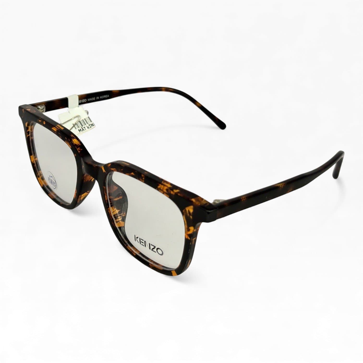 Kính gọng vuông KENZO đồi mồi – chống ánh sáng xanh – thời trang unisex - ảnh 2