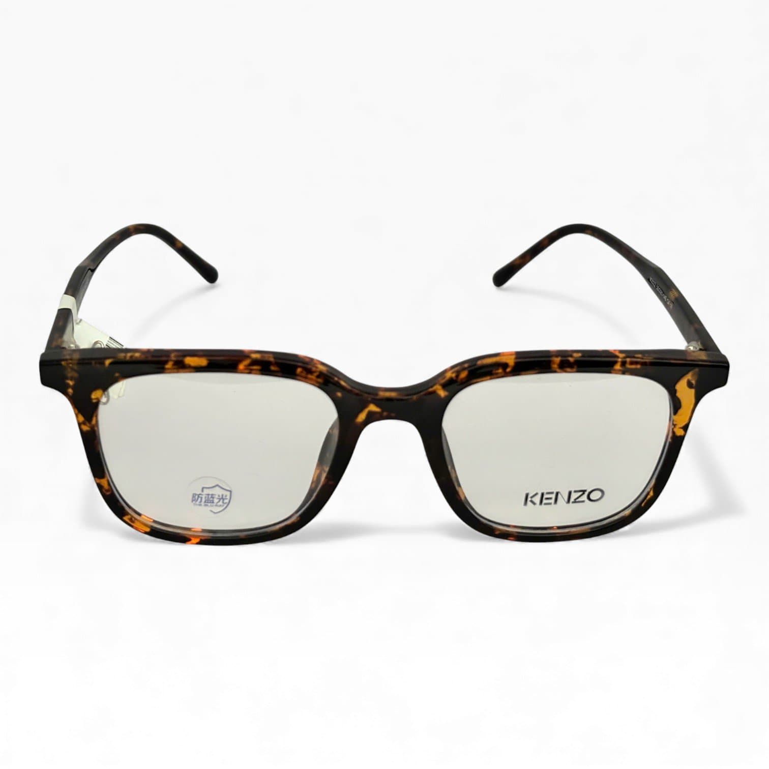 Kính gọng vuông KENZO đồi mồi – chống ánh sáng xanh – thời trang unisex
