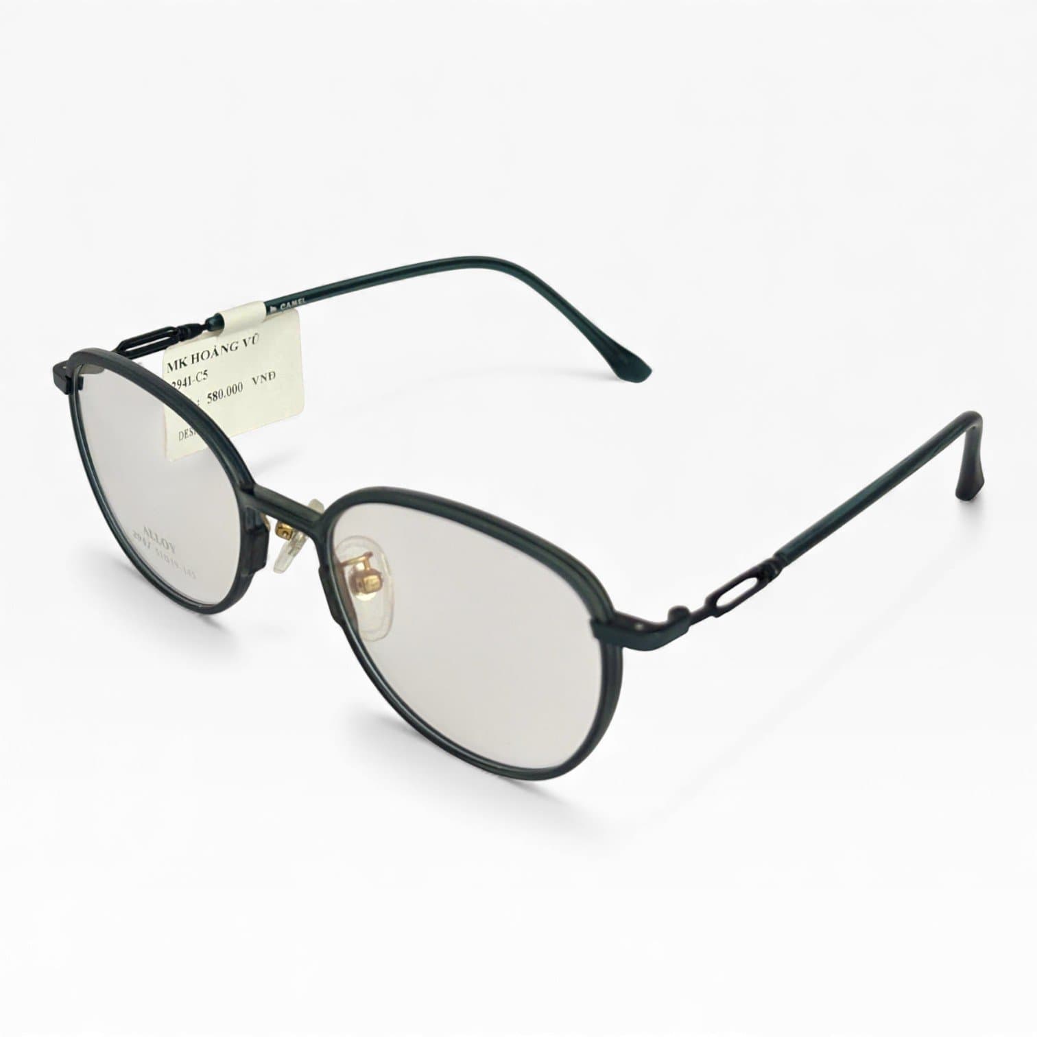 Kính mắt Alloy tròn bầu thời trang – Model 2047 - ảnh 2