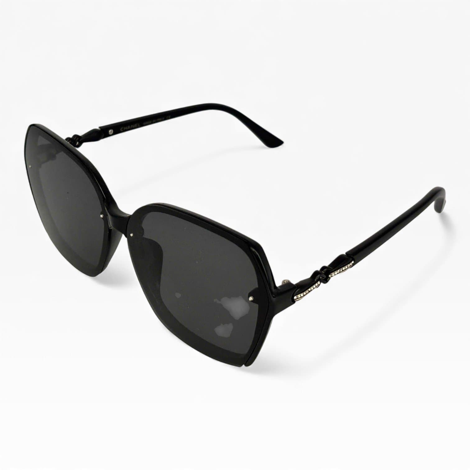 Kính Mát Form Mắt Mèo Góc Cạnh – Tròng Xám Khói UV400 Sang Trọng - ảnh 2