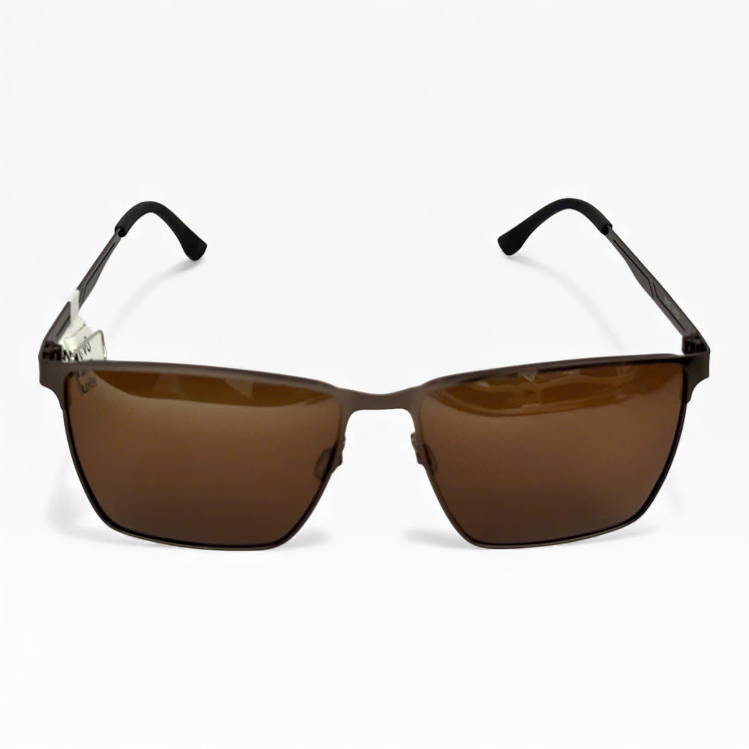 Kính Mát Gọng Kim Loại Nâu Nam Nữ – Tròng Nâu Chống UV400