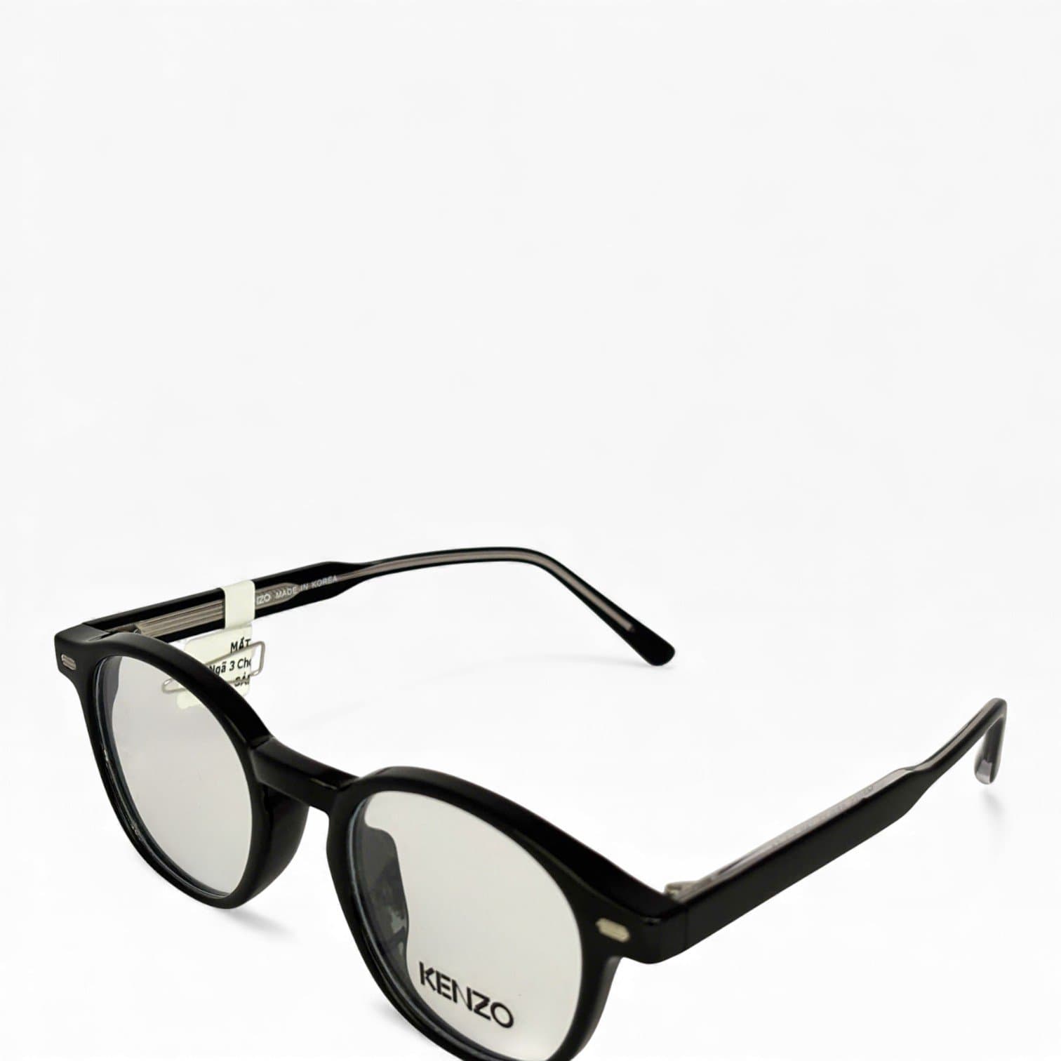 Kính mắt KENZO tròn đen – gọng nhựa cao cấp – chống UV400 - ảnh 2