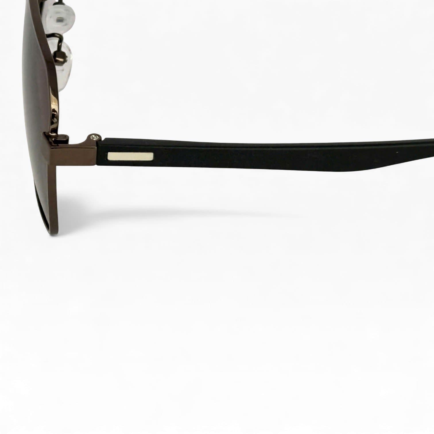 Kính Mát Kim Loại Nâu Đồng Form Vuông Bo Góc – Tròng Nâu Gradient Sang Trọng Unisex - ảnh 4