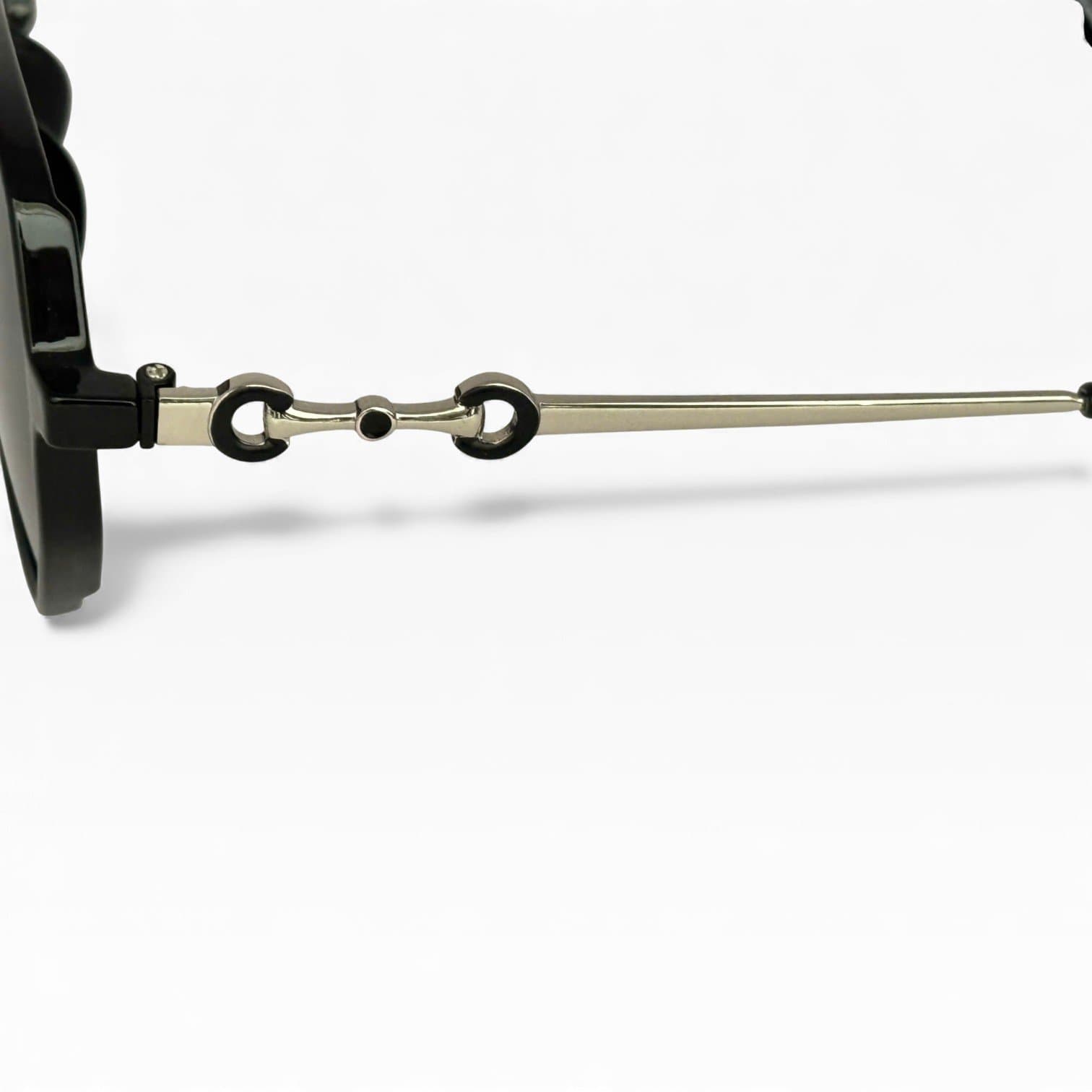 Kính Mát Lục Giác Gọng Kim Loại – Tròng Đen UV400 Sang Trọng Unisex - ảnh 2