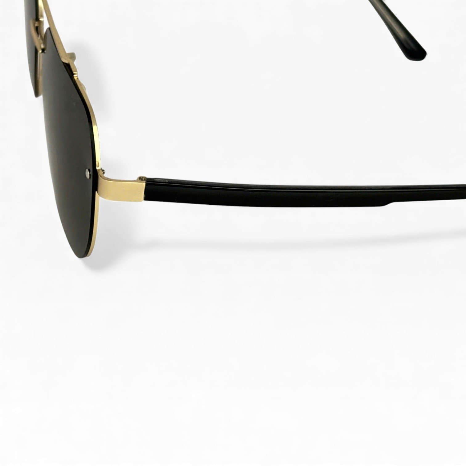 Kính Mát Nam Aviator Gọng Vàng Tròng Đen – Sang Trọng, Chống UV400 - ảnh 3