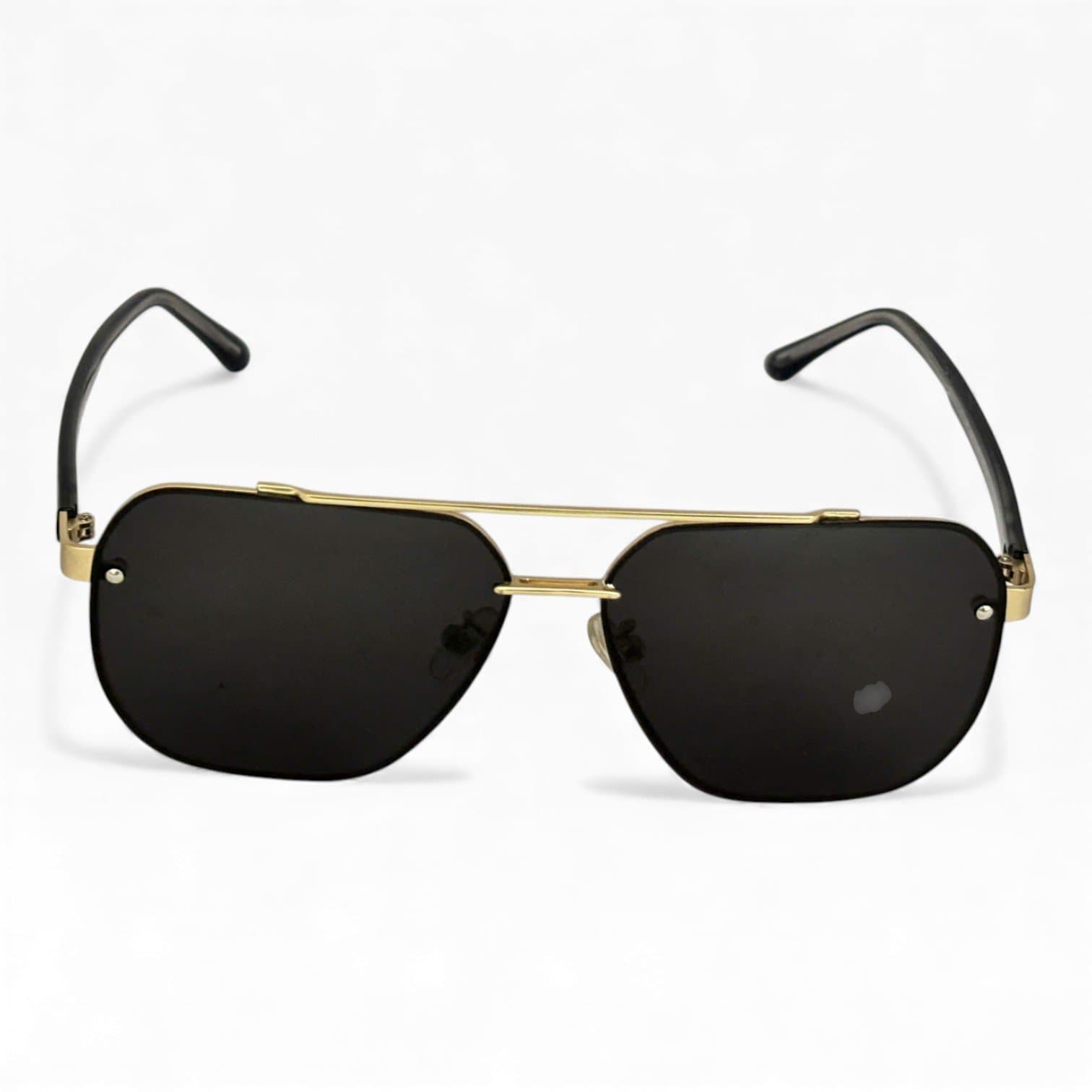 Kính Mát Nam Aviator Gọng Vàng Tròng Đen – Sang Trọng, Chống UV400