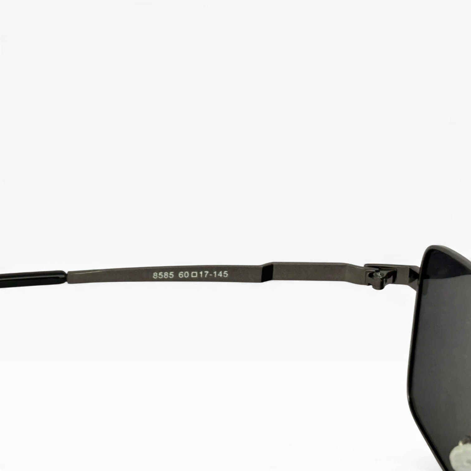 Kính Mát Nam Gọng Kim Loại Vuông – Tròng Đen UV400, Phong Cách Lịch Lãm - ảnh 3