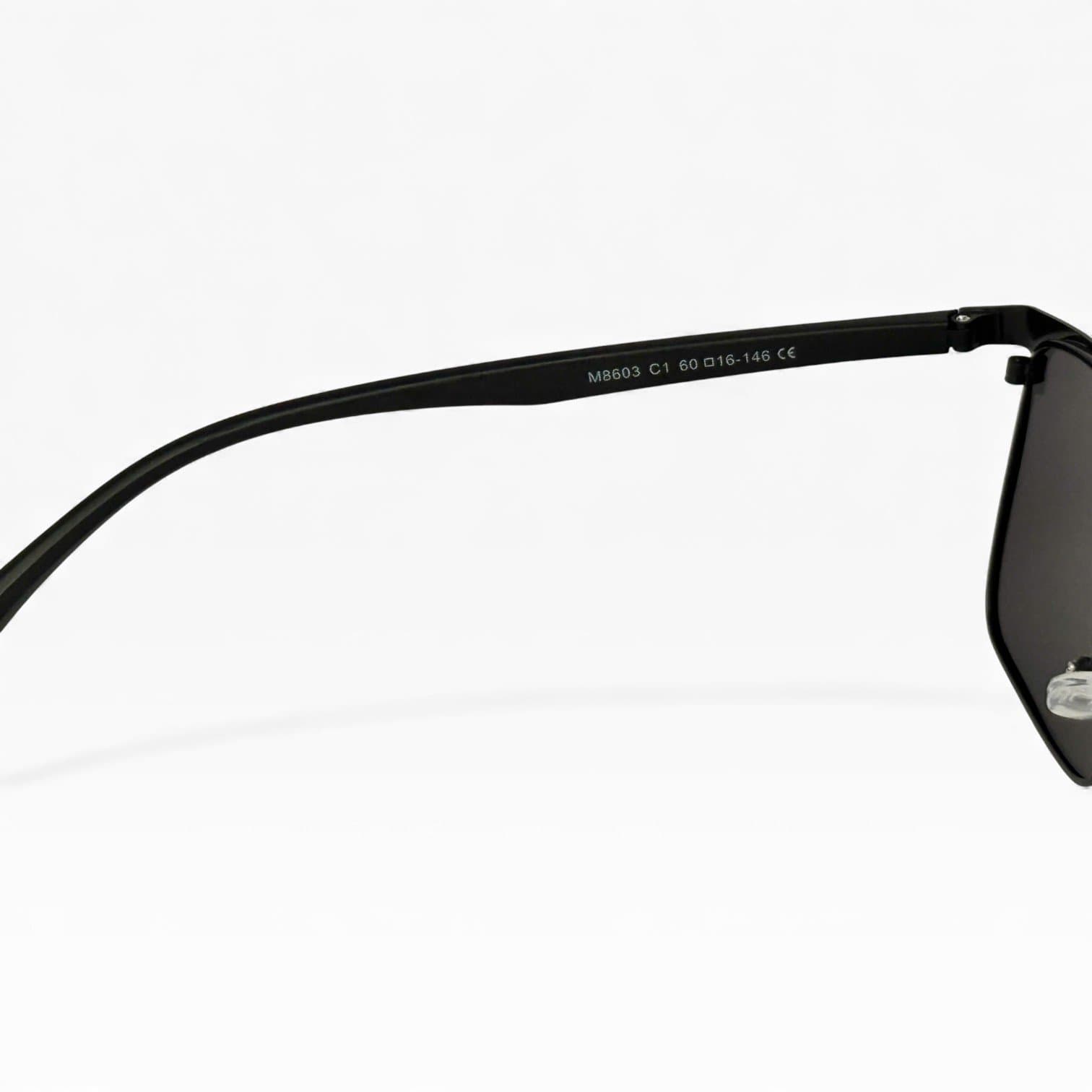 Kính Mát Nam/Nữ – Gọng Kim Loại Đen Mảnh, Tròng Khói UV400 - ảnh 3