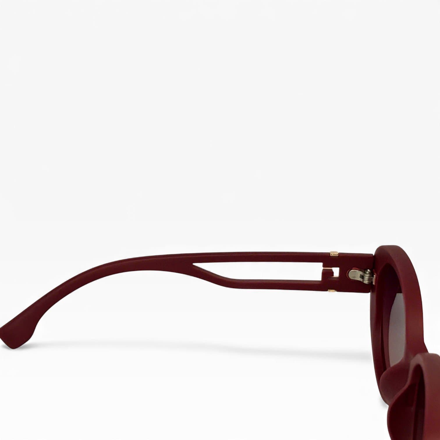 Kính Mát Nữ Oversize Đỏ Đô – Tròng UV400 Sang Trọng, Thời Trang - ảnh 4