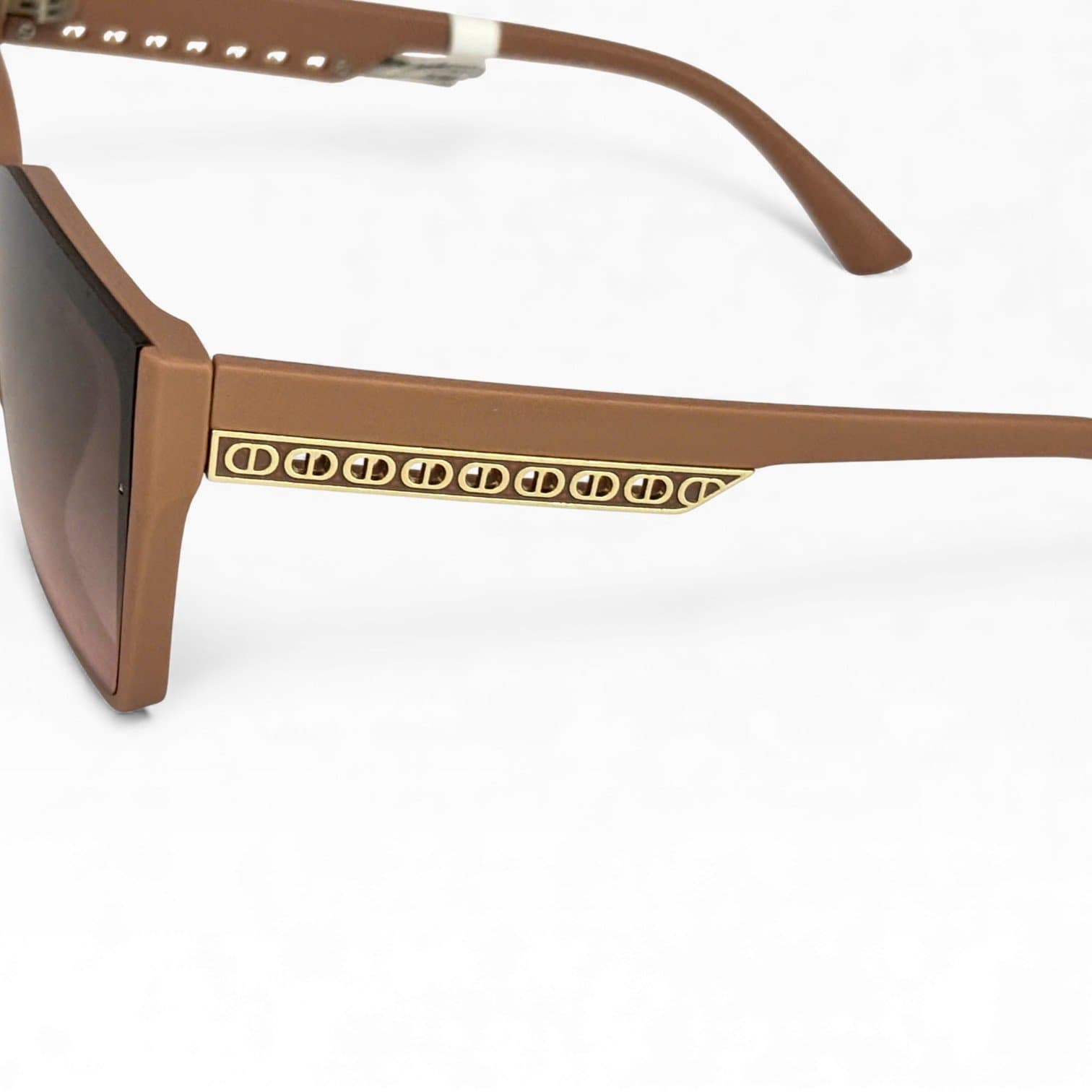 Kính Mát Nữ Vuông Oversize Màu Nâu – Tròng UV400 Sang Trọng, Thời Thượng - ảnh 4