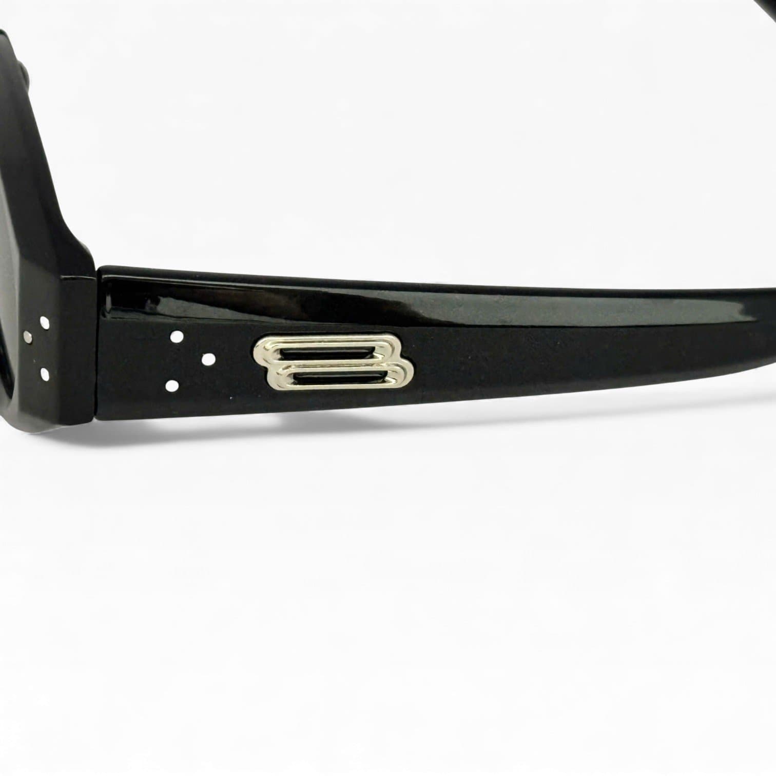 Kính Mát Oval Đen Unisex – Gọng Nhựa Bền Nhẹ, Tròng UV400 Chống Chói - ảnh 4