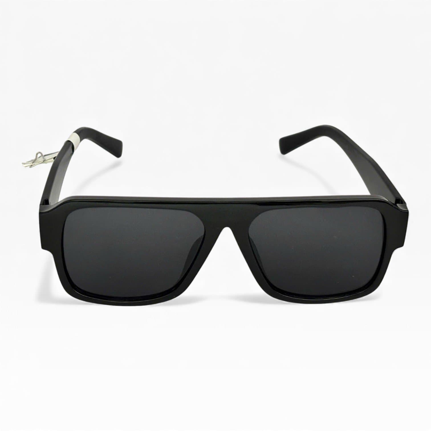 Kính Mát Vuông To Đen Unisex – Tròng Đen UV400 Chống Chói