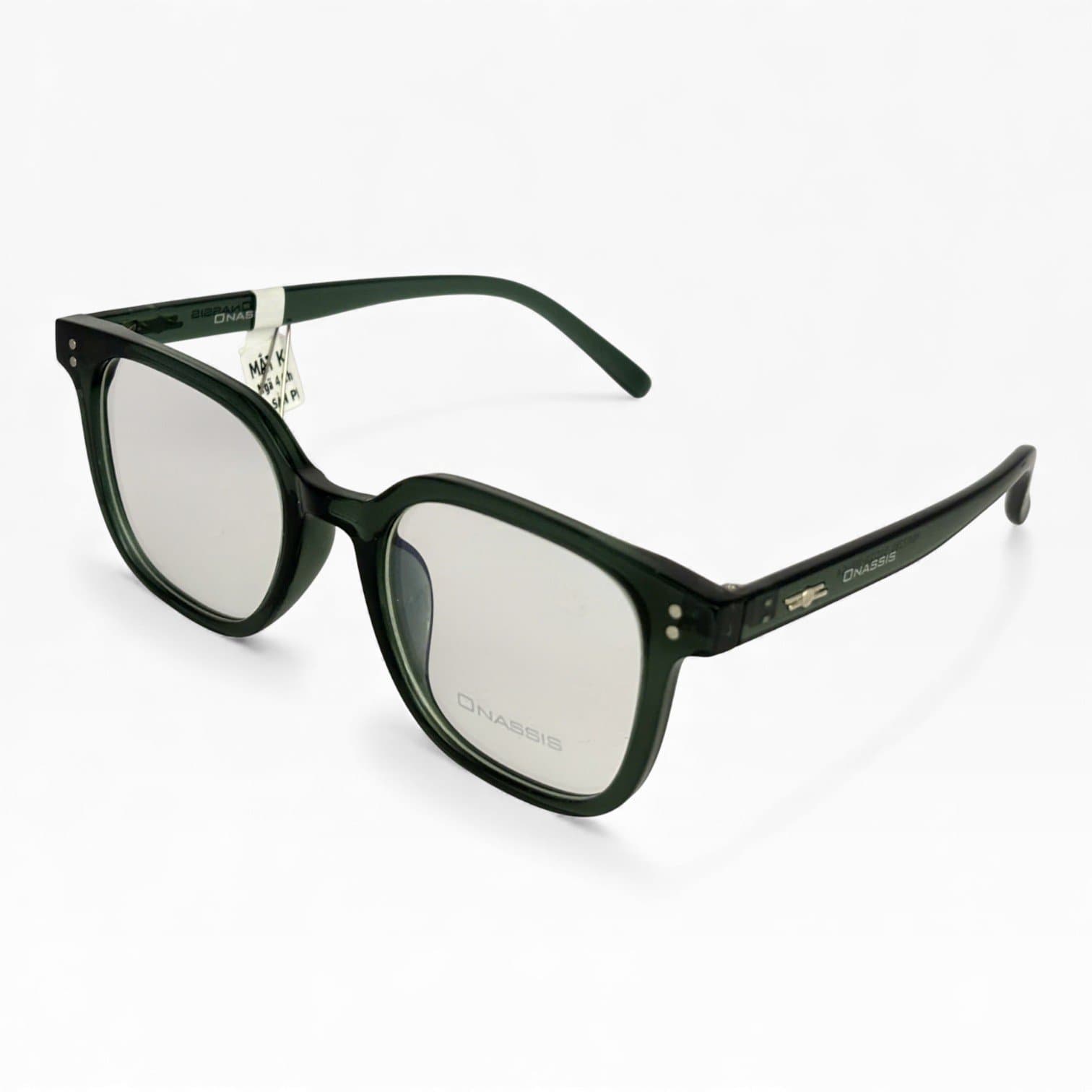 Kính ONASSIS – Gọng Vuông Bo Góc Màu Xanh Đậm - ảnh 2