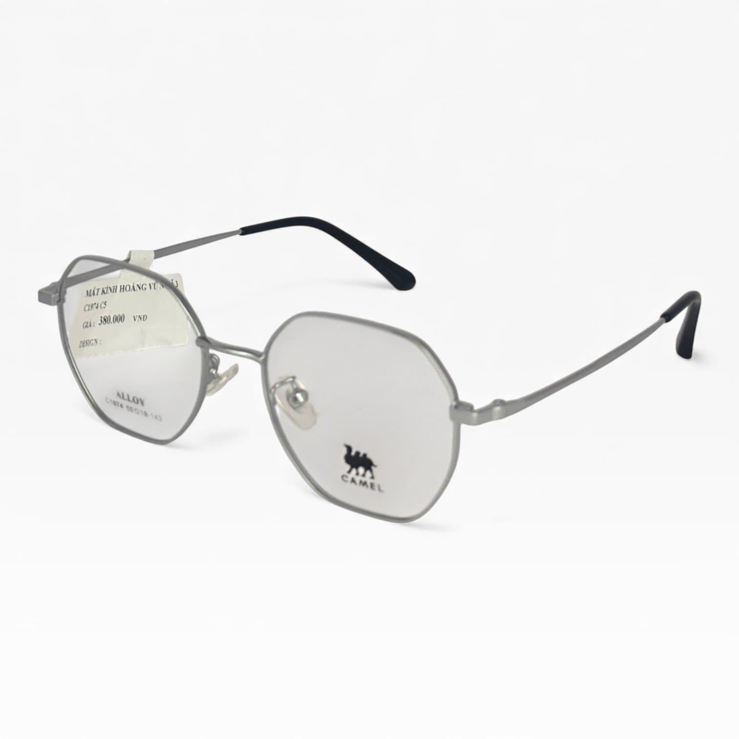 ọng Kính CAMEL C1974 Kim Loại Bát Giác – Siêu Nhẹ, Siêu Bền, Phong Cách Hàn Quốc – Unisex - ảnh 2