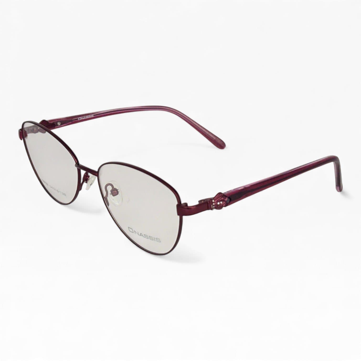 Gọng Kính ONASSIS Nguyên Khung – Màu Đỏ Burgundy - ảnh 2