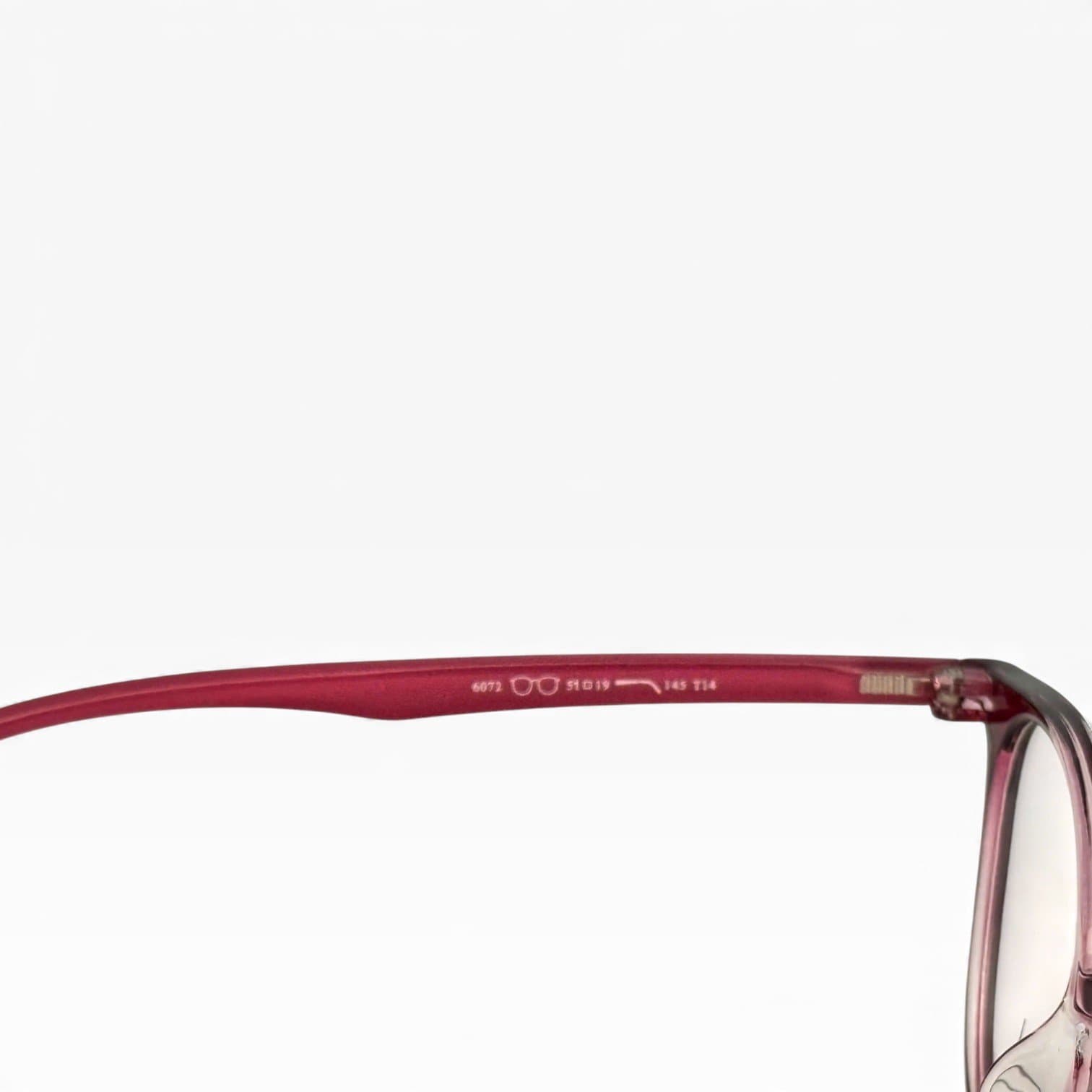 Kính DI&J 6072 – Gọng Đỏ Rượu Thời Trang - ảnh 4