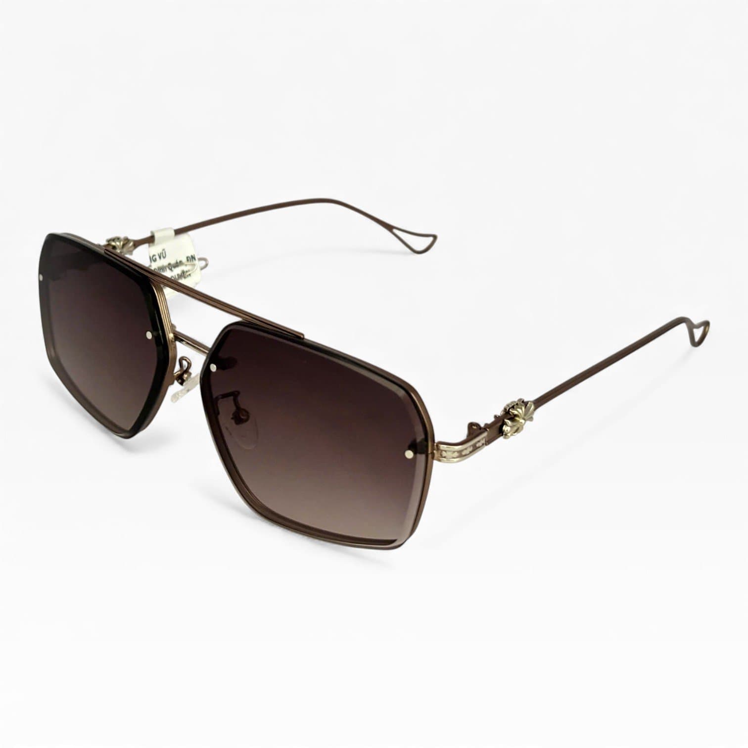 Kính Mát Kim Loại Cao Cấp – Tròng Nâu Gradient, Form Lục Giác Thời Thượng 1. Thông số kỹ thuật - ảnh 2