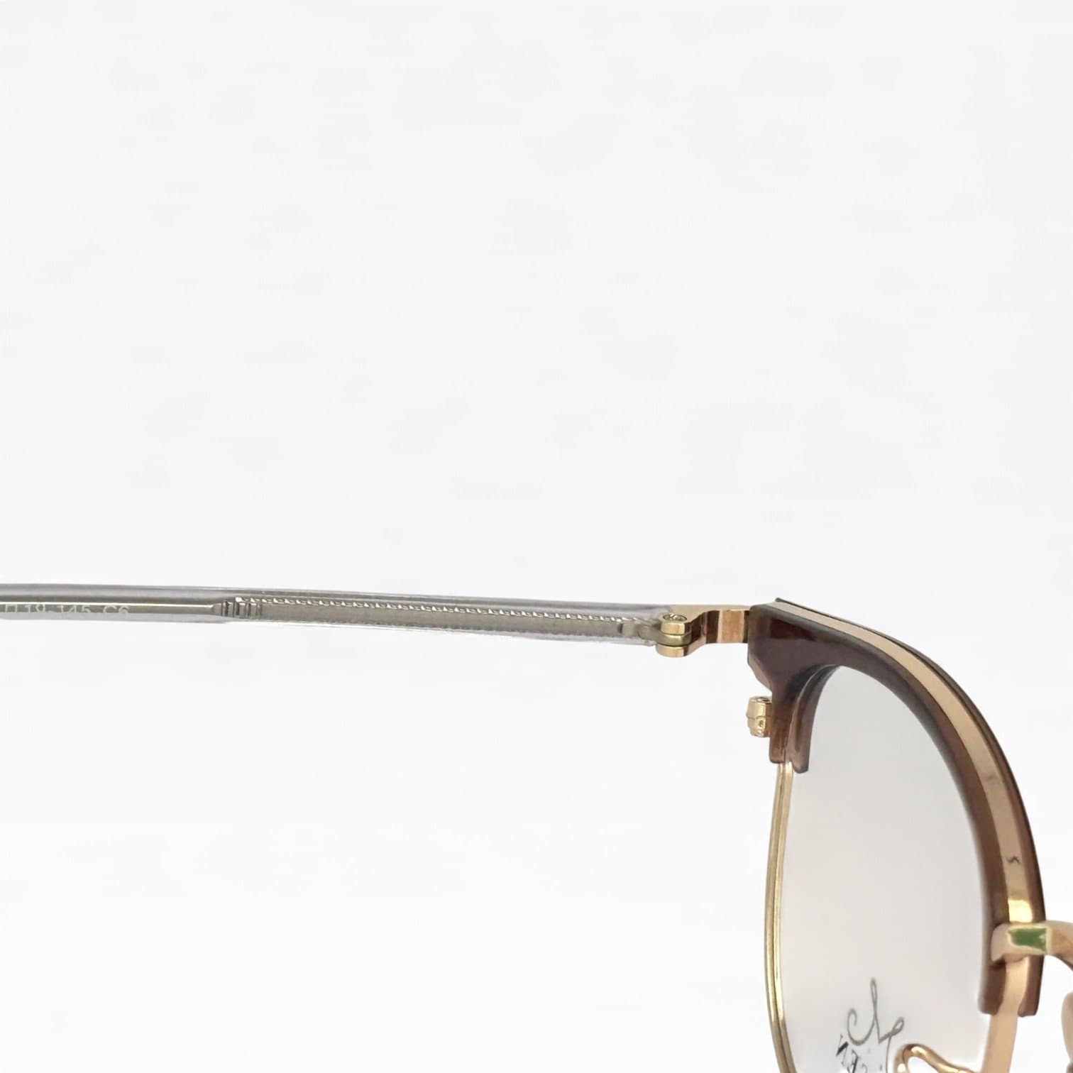 Gọng Kính MIUSEN Nửa Viền – Màu Nâu Vàng Vintage - ảnh 2