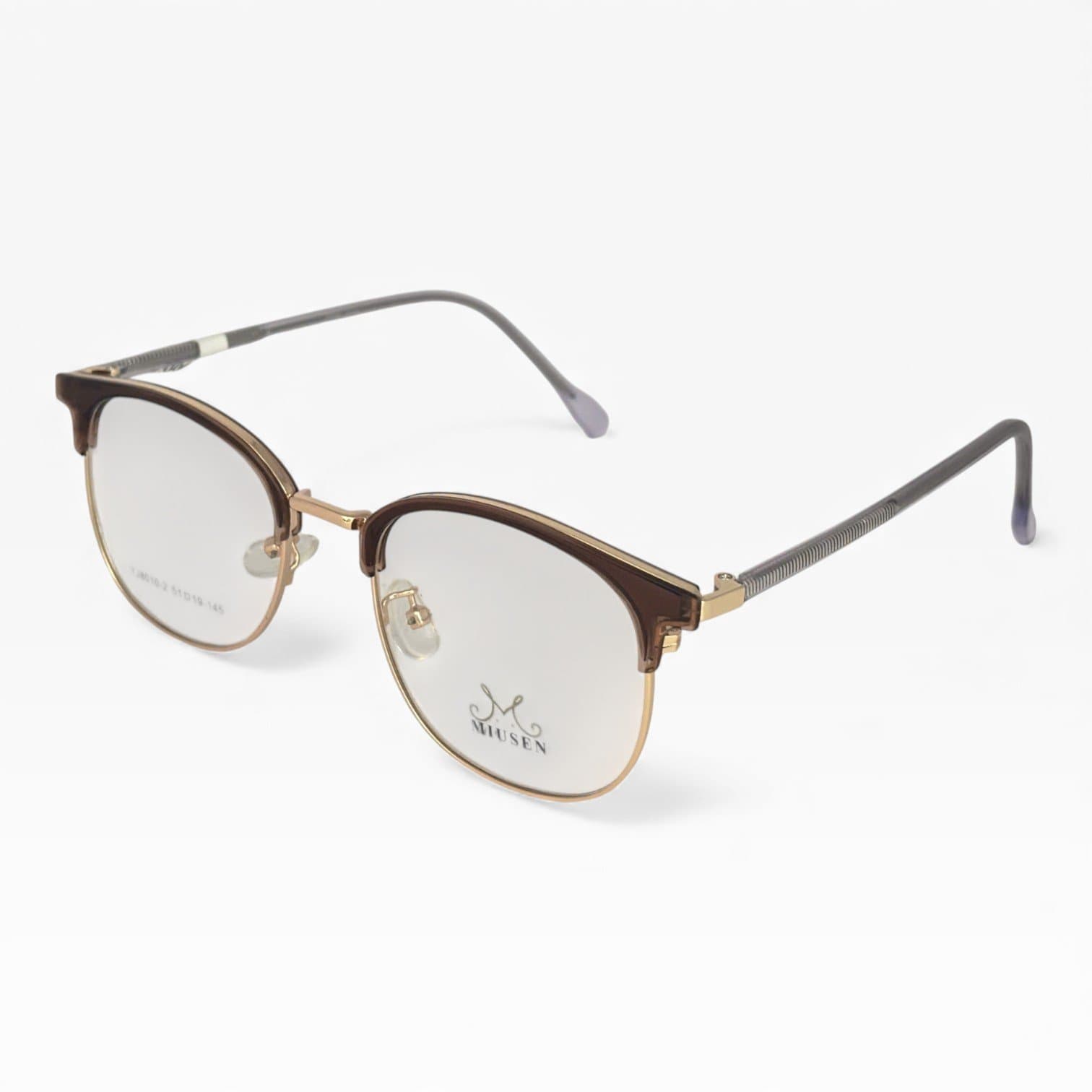 Gọng Kính MIUSEN Nửa Viền – Màu Nâu Vàng Vintage - ảnh 4