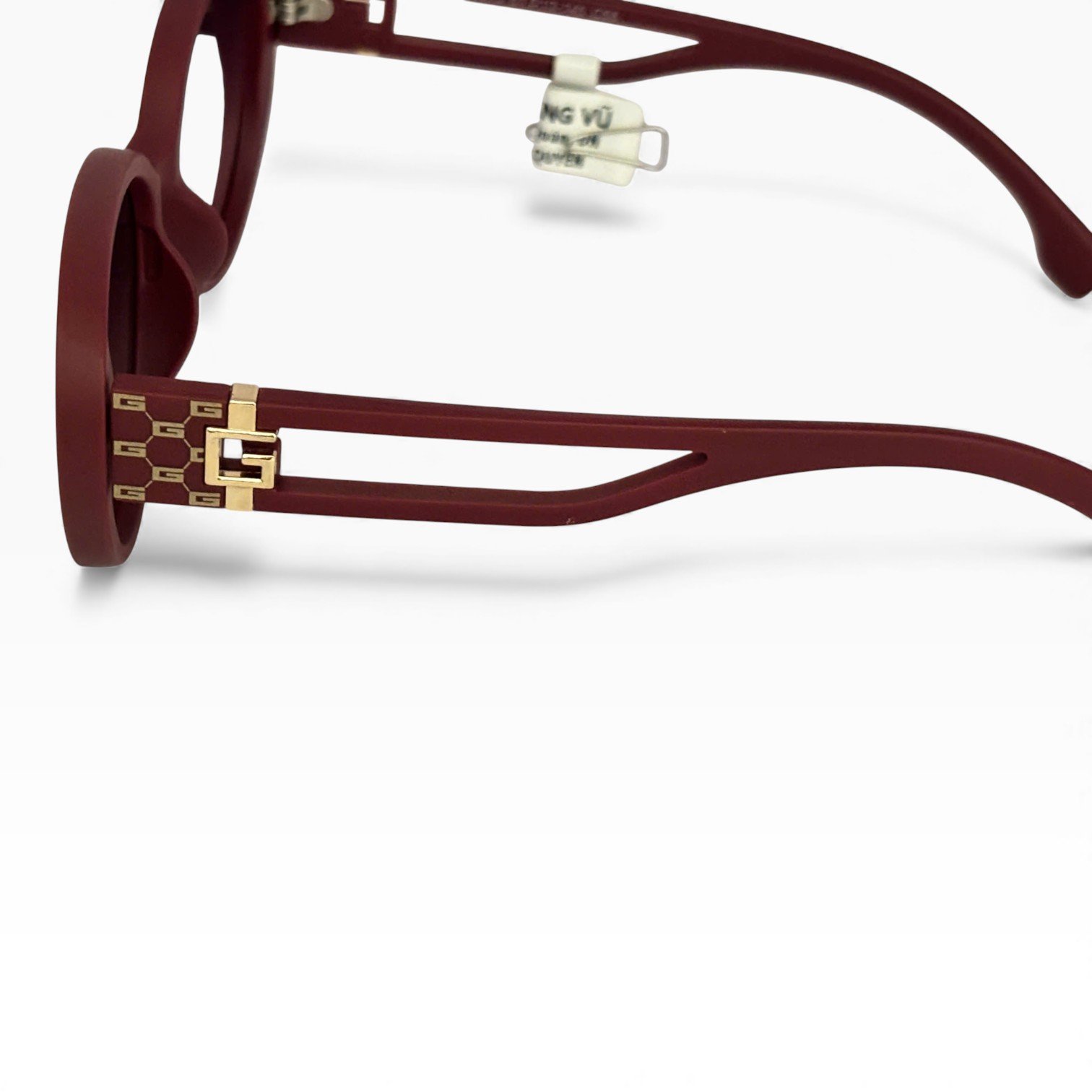 Kính Mát Nữ Oversize Đỏ Đô – Tròng UV400 Sang Trọng, Thời Trang - ảnh 3