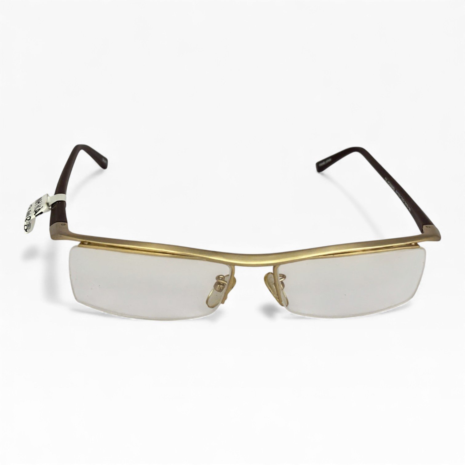 kính vành nửa màu vàng – đen