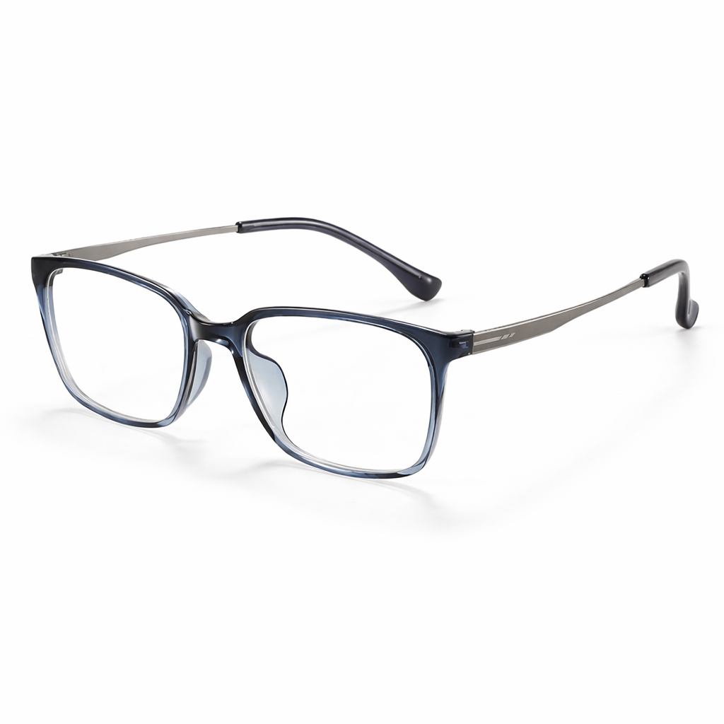 Phong Cách Tinh Tế Với Gọng Kính Titanium Màu Đen C6 - ảnh 2