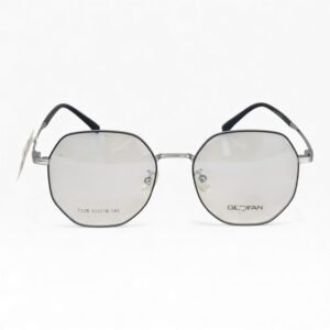 Gọng Kính GEDIFAN 7328 Kim Loại Bát Giác – Siêu Nhẹ, Thời Trang Hàn Quốc – Unisex