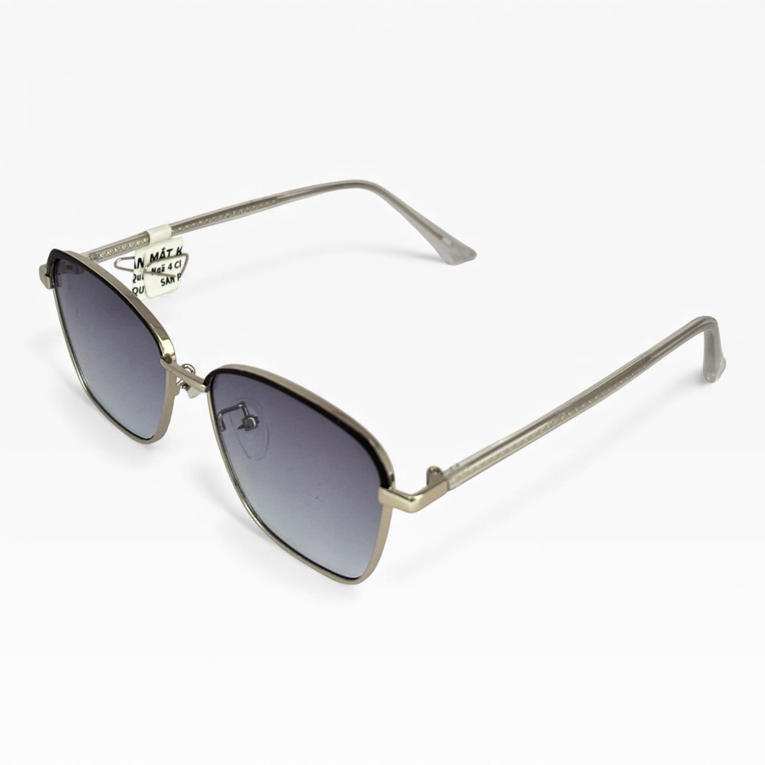 Kính Mát Kim Loại – Tròng Gradient Xám Khói Sang Trọng - Ảnh 2