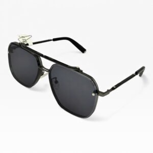 Alternative view of kính Mát Nam Aviator Double Bridge – Gọng Kim Loại Đen, Tròng UV400 Chống Chói